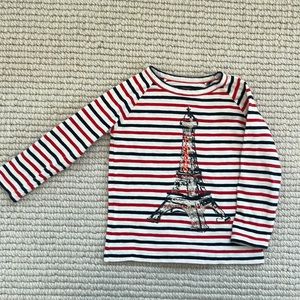 Crewcuts Collectible girls Paris long sleeve tee